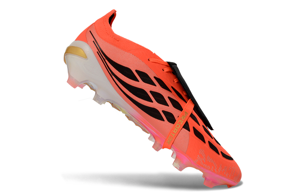 Chuteira Adidas Predator Elite FT 26 FG Copa do Mundo - Road to Glory Pack - Bege e Dourada