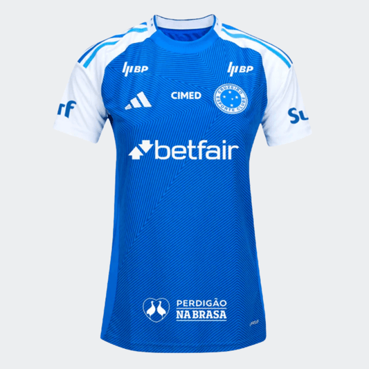 Camisa Feminina Adidas Cruzeiro 2025/26 I Com Patrocínios - MAGNUM SPORT*