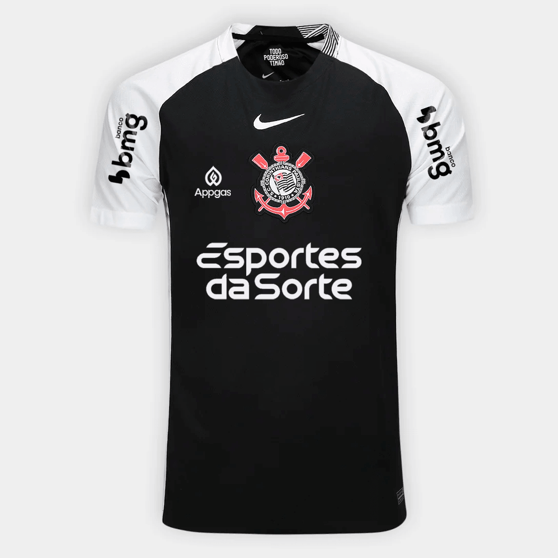 Camisa Nike Corinthians 2025/26 II Torcedor Com Patrocínios - MAGNUM SPORT*