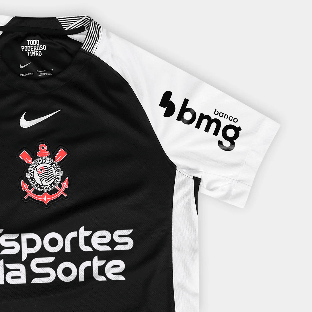Camisa Nike Corinthians 2025/26 II Torcedor Com Patrocínios - MAGNUM SPORT*