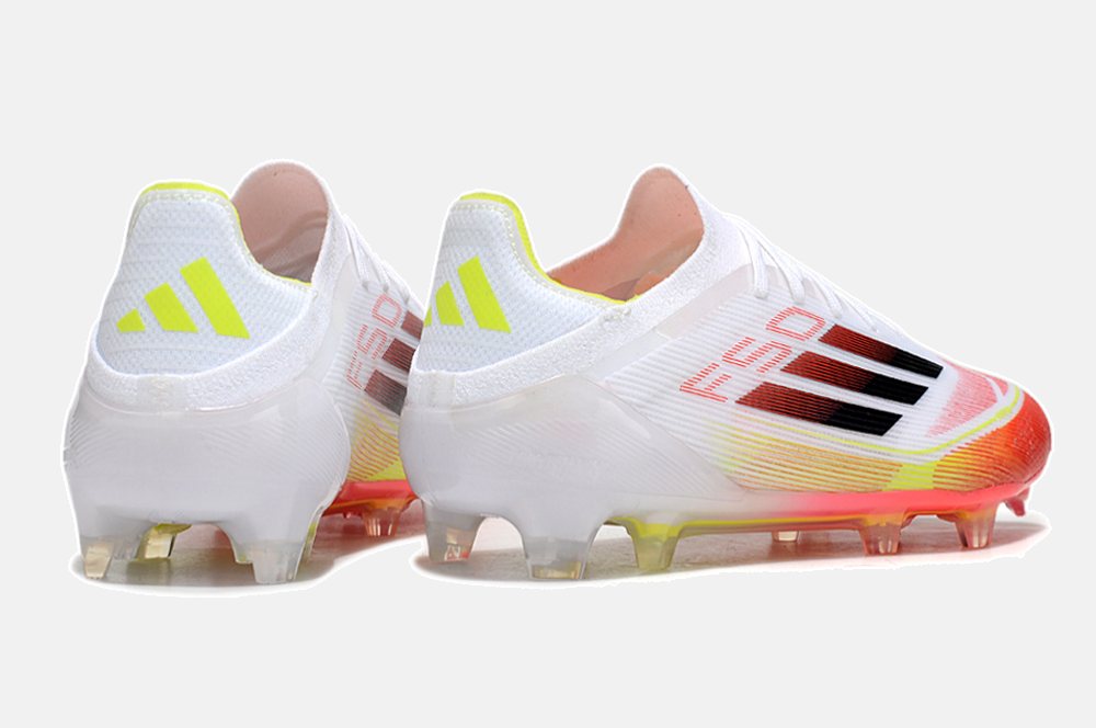 Chuteira Adidas F50.1 FG Branca e Laranjada