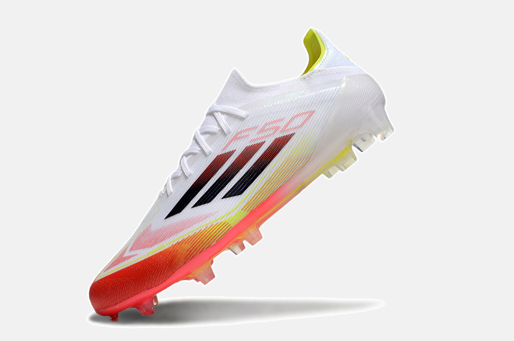 Chuteira Adidas F50.1 FG Branca e Laranjada