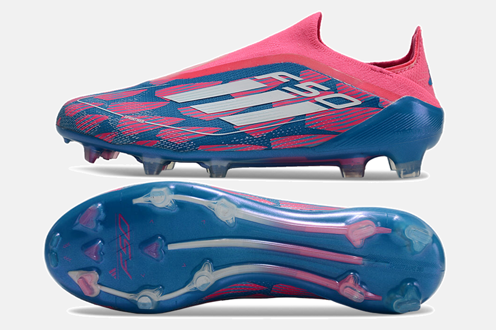Chuteira Adidas F50 LL FG - Azul e Rosa