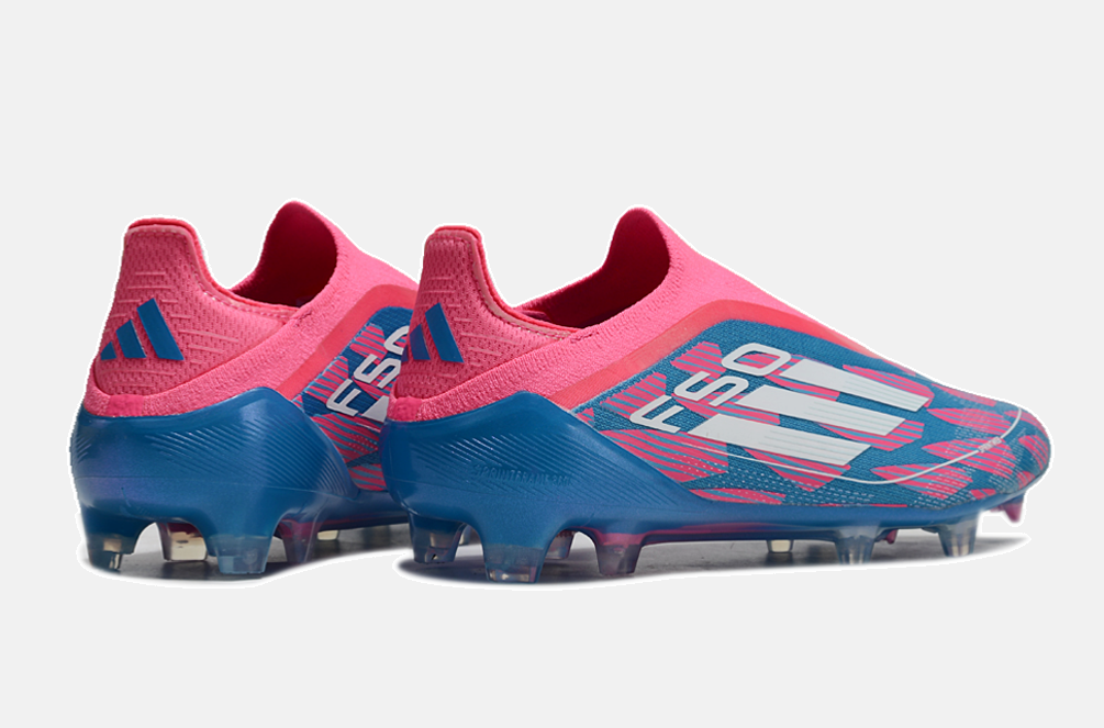 Chuteira Adidas F50 LL FG - Azul e Rosa