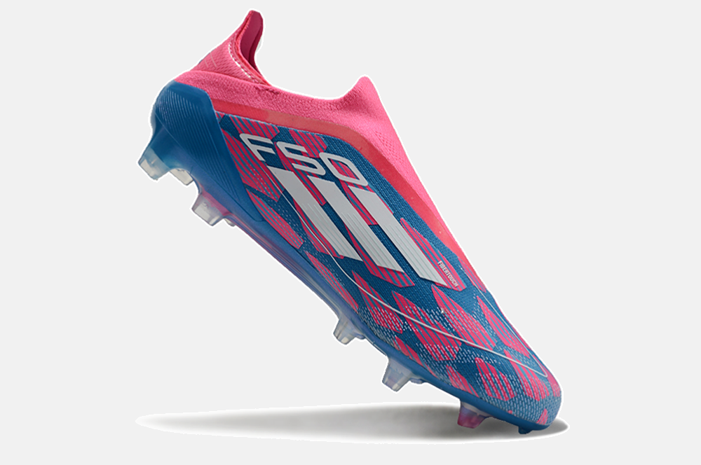 Chuteira Adidas F50 LL FG - Azul e Rosa