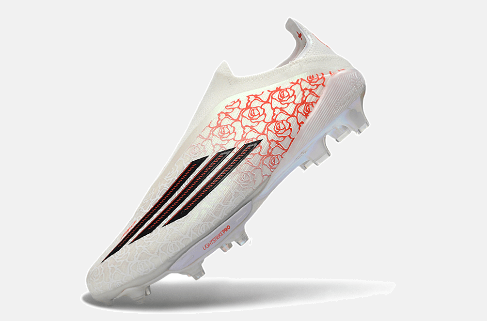 Chuteira Adidas F50 LL YAMAL FG - Branca e Vermelha - MAGNUM SPORT*