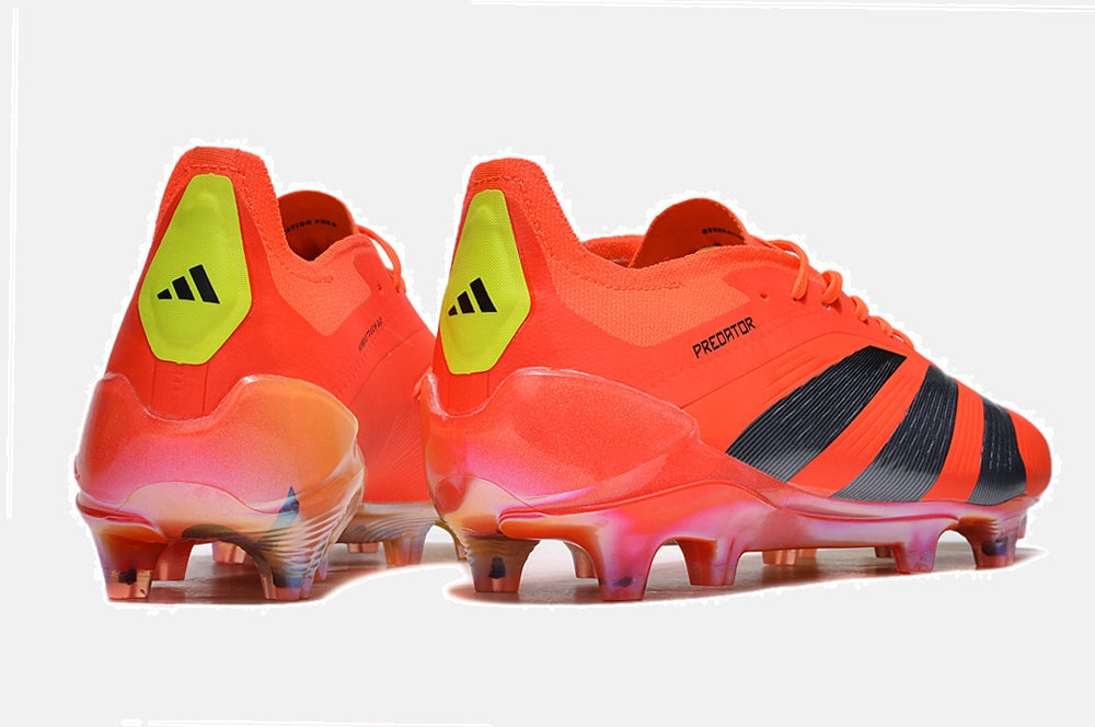 Chuteira Adidas Predator Elite FG - Laranja e Cinza