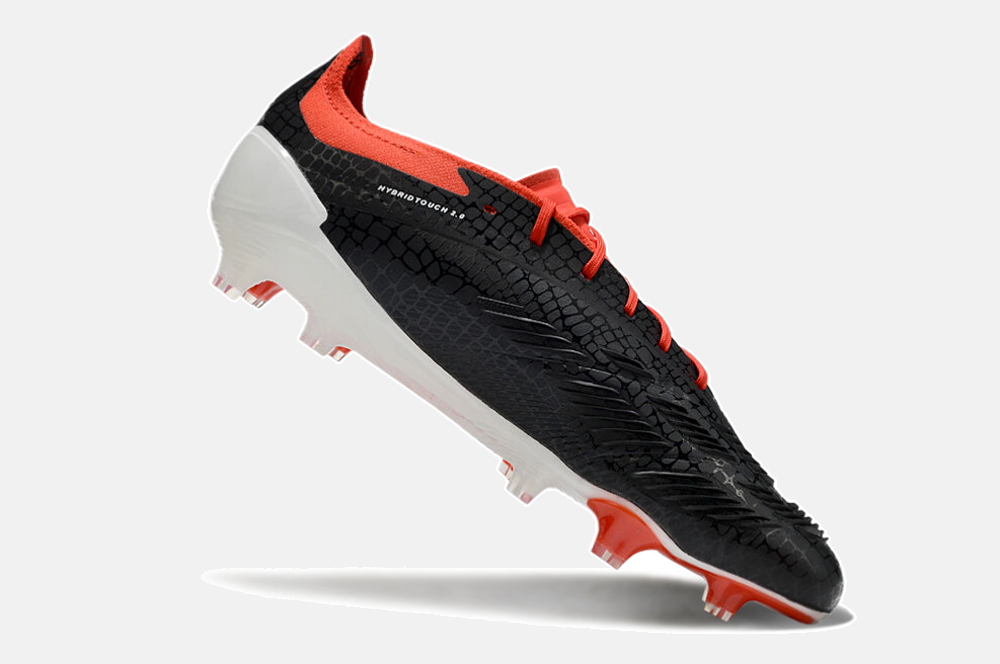 Chuteira Adidas Predator Elite FG - Preta, Branca e Laranja - imagem 4