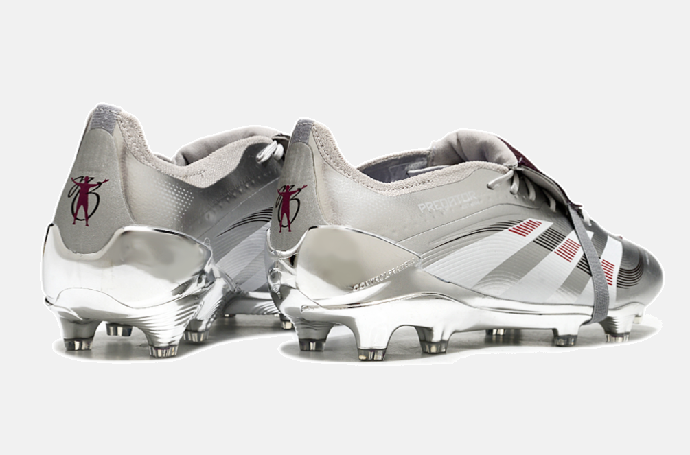 Chuteira Adidas Predator Elite Fold-Over Tongue FG - Prata