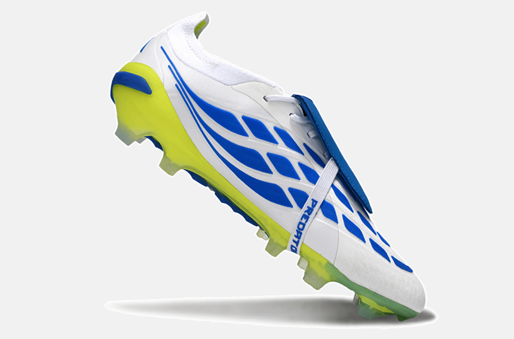 Chuteira Adidas Predator Elite FT 26 FG - Branca, Azul e Amarela - MAGNUM SPORT*
