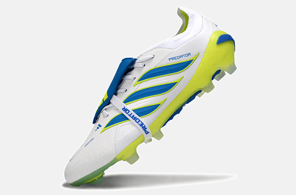 Chuteira Adidas Predator Elite FT 26 FG - Branca, Azul e Amarela - MAGNUM SPORT*