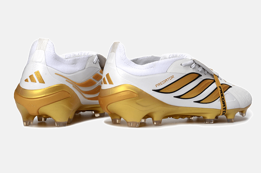 Chuteira Adidas Predator Elite FT 26 FG - Branca e Dourada - MAGNUM SPORT*