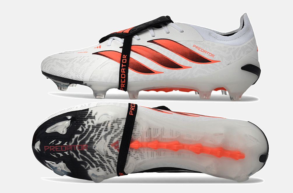 Chuteira Adidas Predator Elite FT 26 FG - Branca, Preta e Vermelha - MAGNUM SPORT*