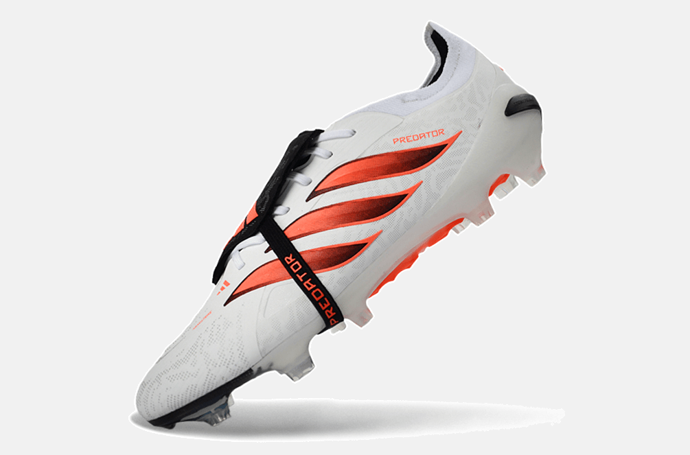 Chuteira Adidas Predator Elite FT 26 FG - Branca, Preta e Vermelha - MAGNUM SPORT*