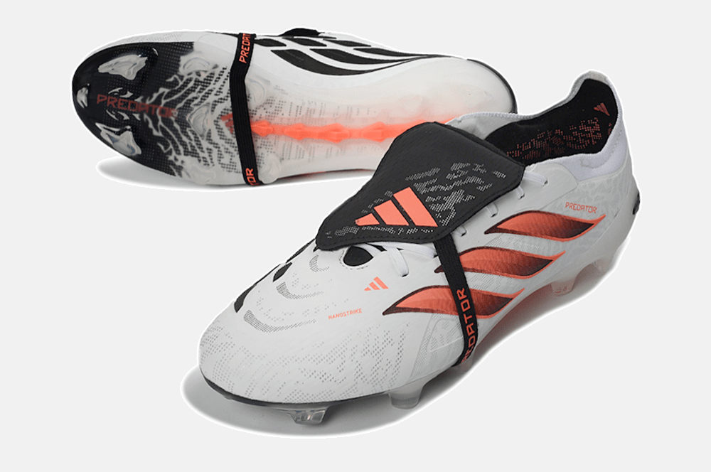 Chuteira Adidas Predator Elite FT 26 FG - Branca, Preta e Vermelha - MAGNUM SPORT*