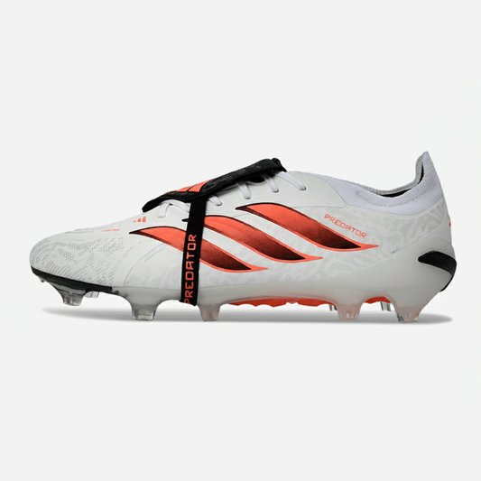 Chuteira Adidas Predator Elite FT 26 FG - Branca, Preta e Vermelha - MAGNUM SPORT*
