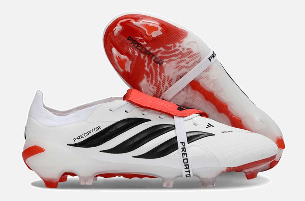 Chuteira Adidas Predator Elite FT 26 FG - Branca, Vermelha e Preta - MAGNUM SPORT*