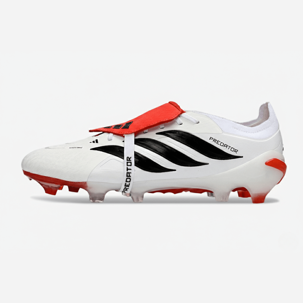 Chuteira Adidas Predator Elite FT 26 FG - Branca, Vermelha e Preta - MAGNUM SPORT*
