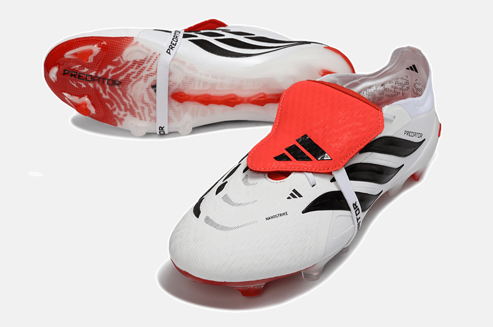 Chuteira Adidas Predator Elite FT 26 FG - Branca, Vermelha e Preta - MAGNUM SPORT*