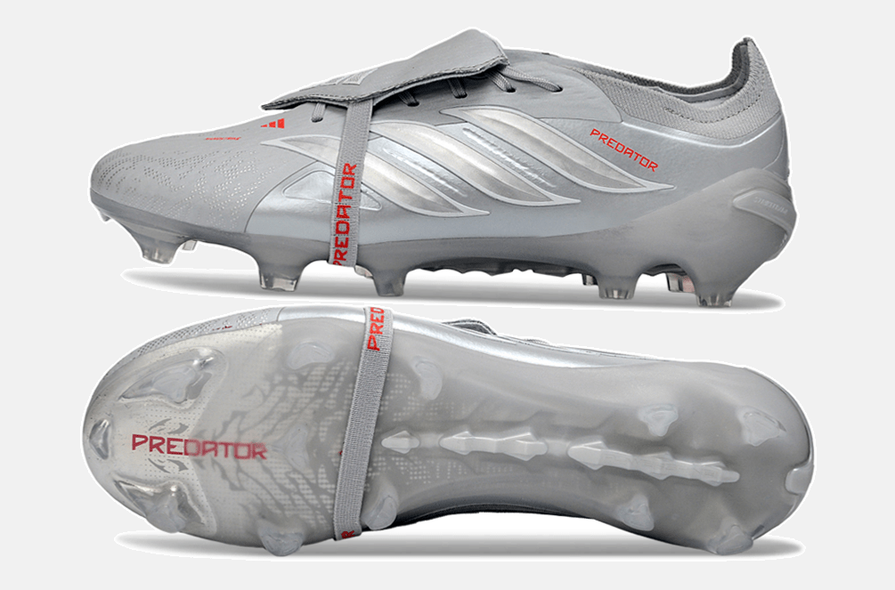 Chuteira Adidas Predator Elite FT 26 FG - Prateada e Branca - MAGNUM SPORT*