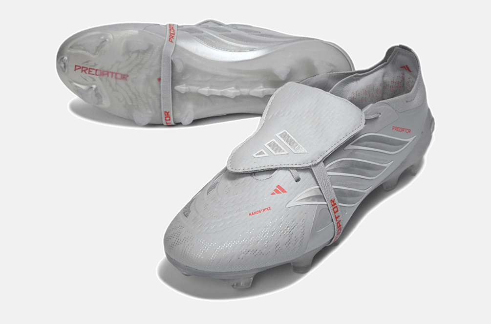 Chuteira Adidas Predator Elite FT 26 FG - Prateada e Branca - MAGNUM SPORT*