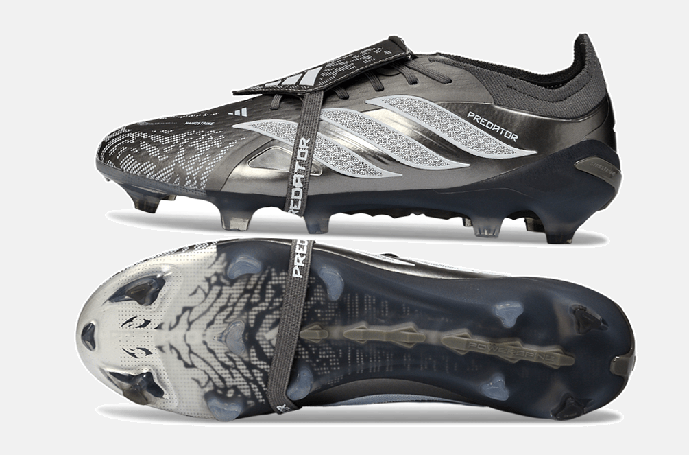 Chuteira Adidas Predator Elite FT 26 FG - Prateada e Preta - MAGNUM SPORT*