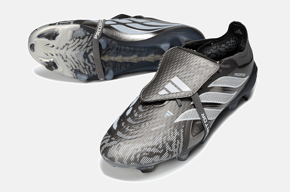 Chuteira Adidas Predator Elite FT 26 FG - Prateada e Preta - MAGNUM SPORT*