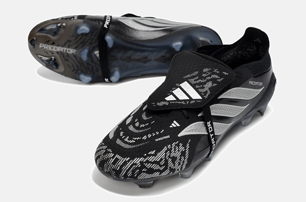 Chuteira Adidas Predator Elite FT 26 FG - Preta e Branca - MAGNUM SPORT*