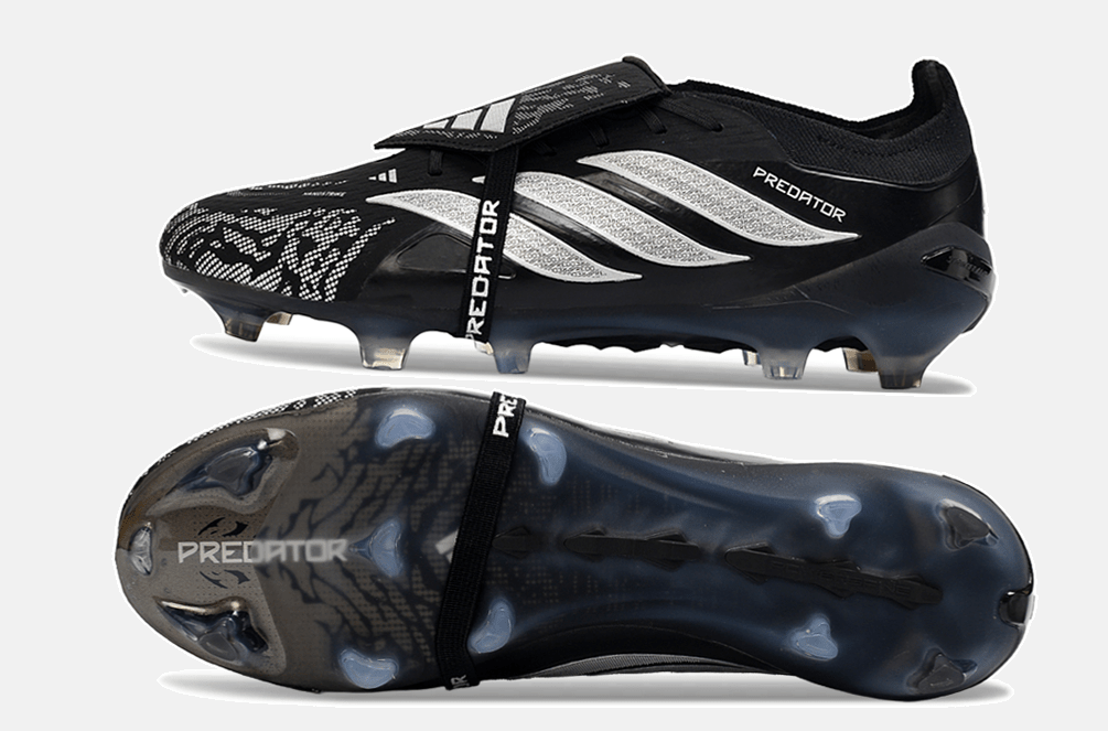 Chuteira Adidas Predator Elite FT 26 FG - Preta e Branca - MAGNUM SPORT*