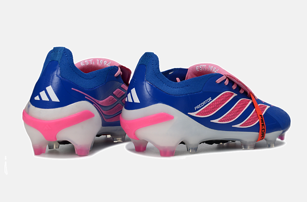 Chuteira Adidas Predator Elite FT 26 FG - Azul, Rosa e Branca