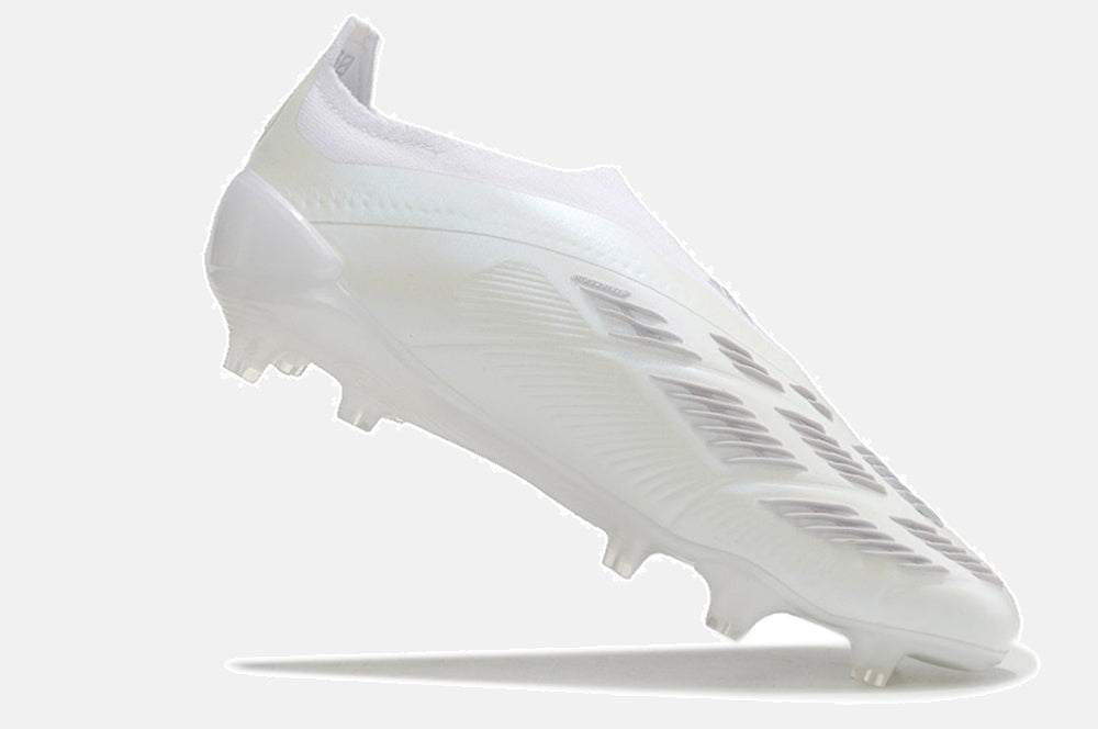 Chuteira Adidas Predator Elite Laceless FG - Branca