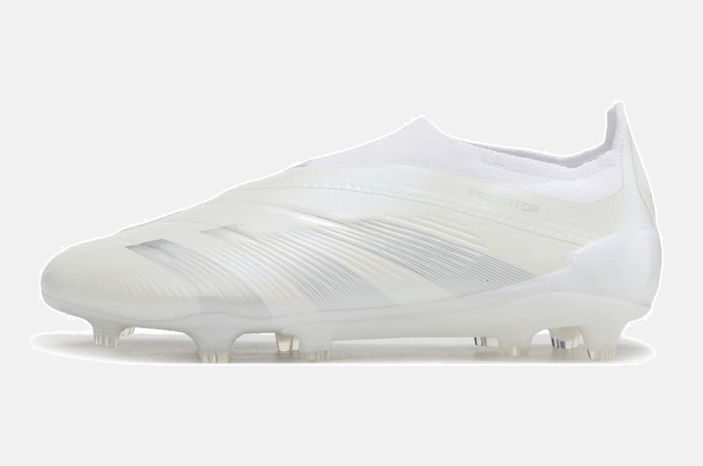 Chuteira Adidas Predator Elite Laceless FG - Branca
