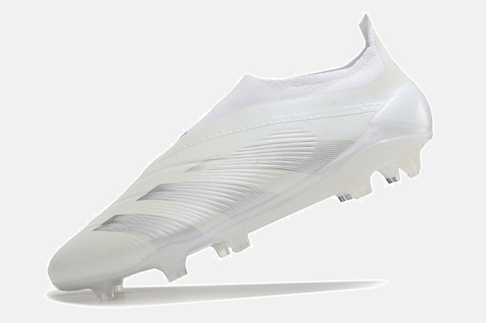 Chuteira Adidas Predator Elite Laceless FG - Branca