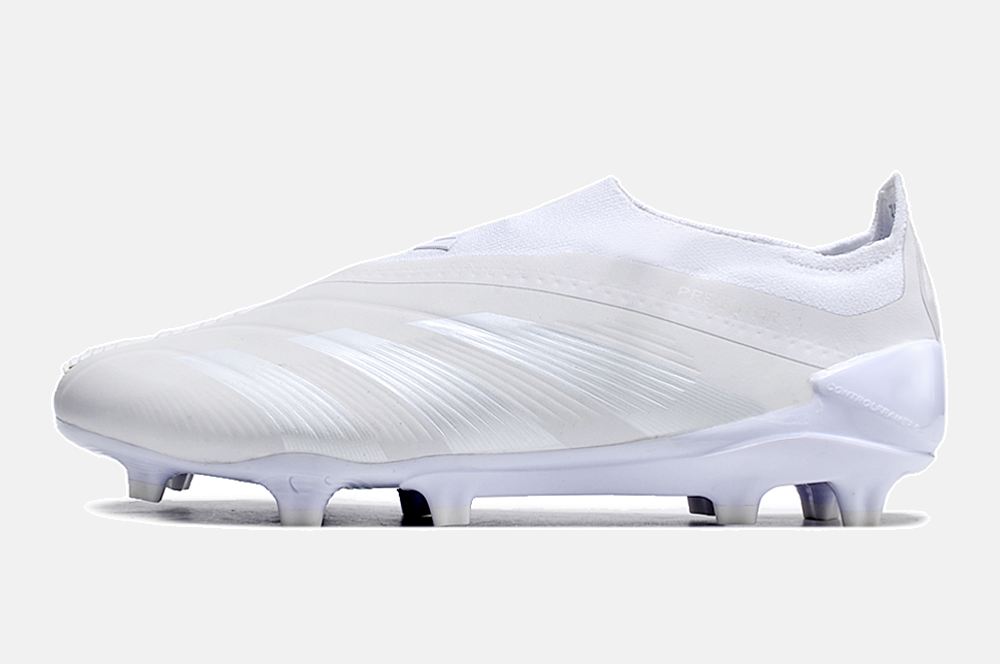Chuteira Adidas Predator Elite Laceless FG - Branca
