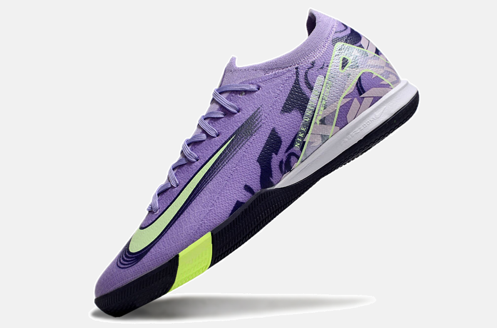 Chuteira Futsal Nike Mercurial Air Zoom Vapor 16 IC - Roxa e Verde