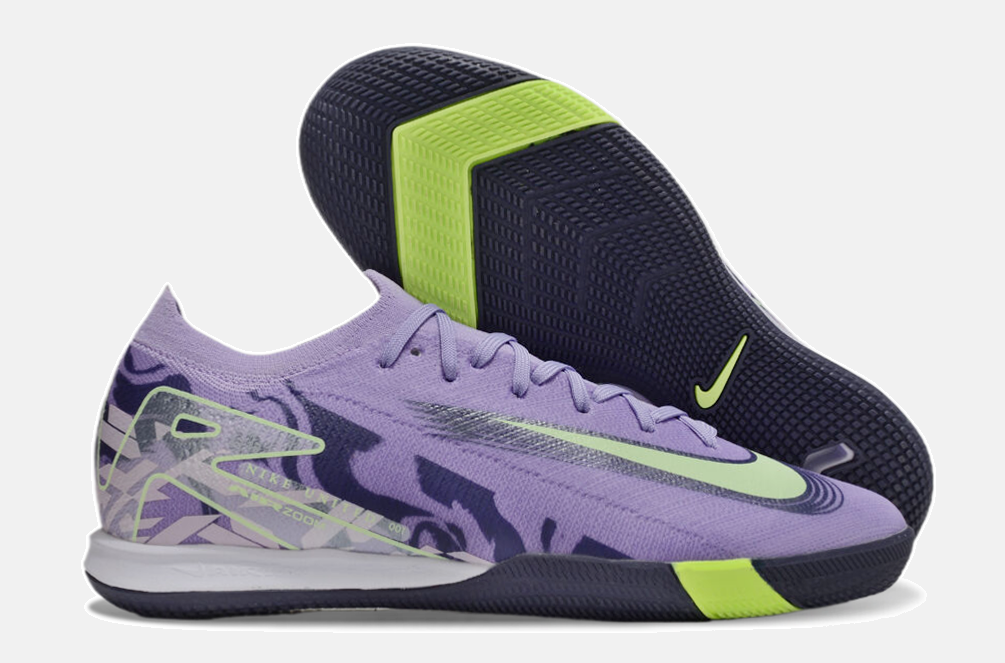 Chuteira Futsal Nike Mercurial Air Zoom Vapor 16 IC - Roxa e Verde