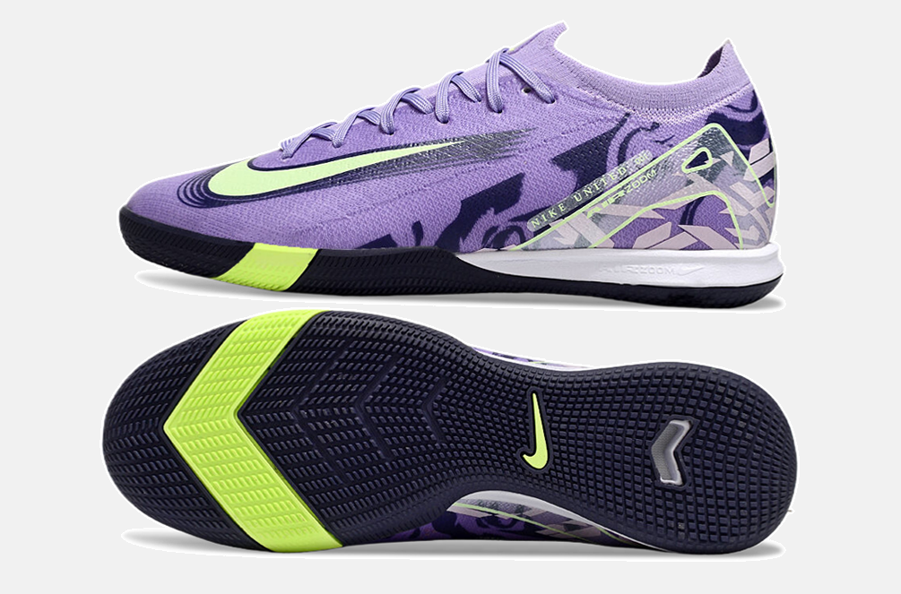 Chuteira Futsal Nike Mercurial Air Zoom Vapor 16 IC - Roxa e Verde