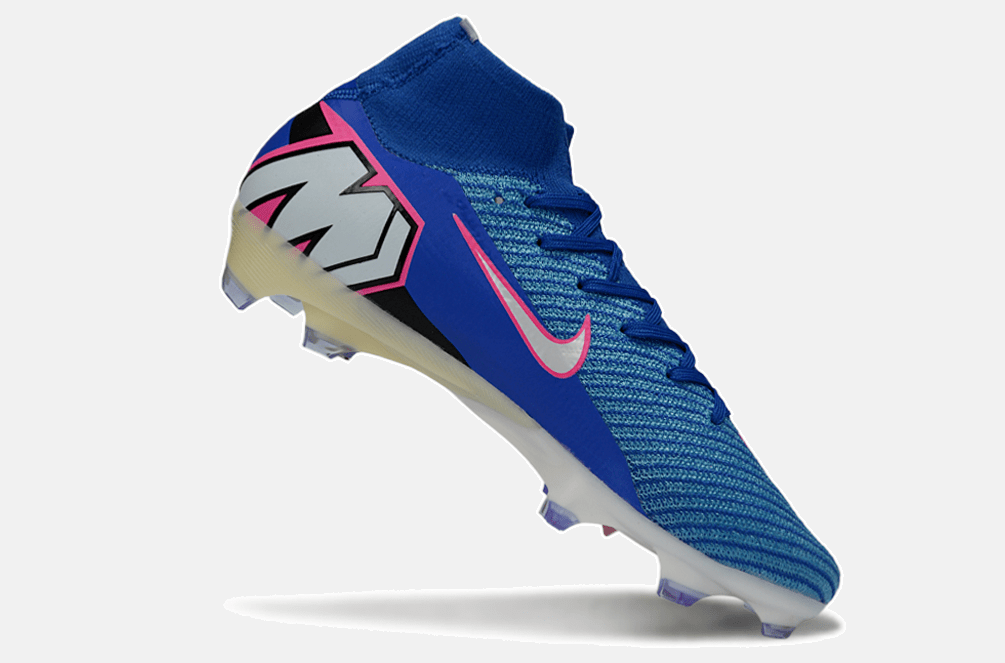 Chuteira Nike Air Zoom Mercurial Superfly 10 Elite FG - Azul, Branca e Rosa - Attack Pack - MAGNUM SPORT*