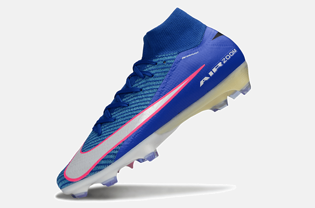 Chuteira Nike Air Zoom Mercurial Superfly 10 Elite FG - Azul, Branca e Rosa - Attack Pack - MAGNUM SPORT*
