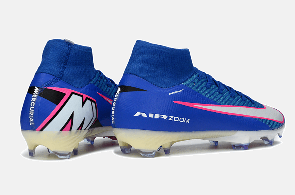Chuteira Nike Air Zoom Mercurial Superfly 10 Elite FG - Azul, Branca e Rosa - Attack Pack - MAGNUM SPORT*