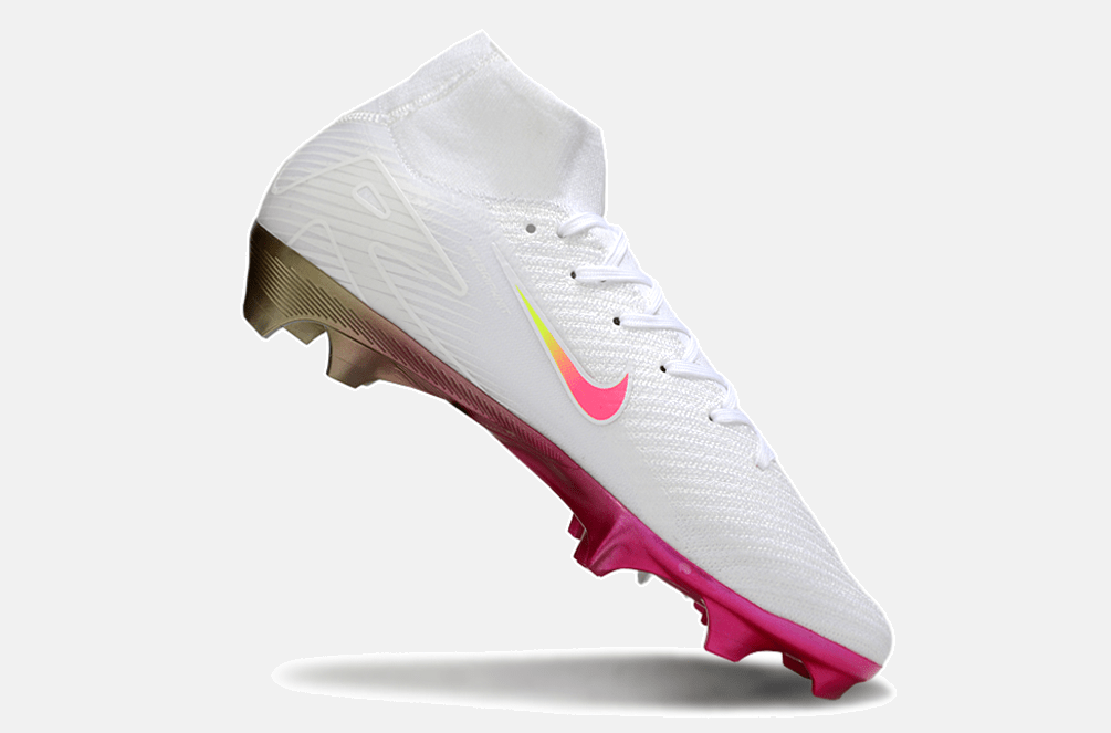 Chuteira Nike Air Zoom Mercurial Superfly 10 Elite FG - Branca e Rosa - MAGNUM SPORT*