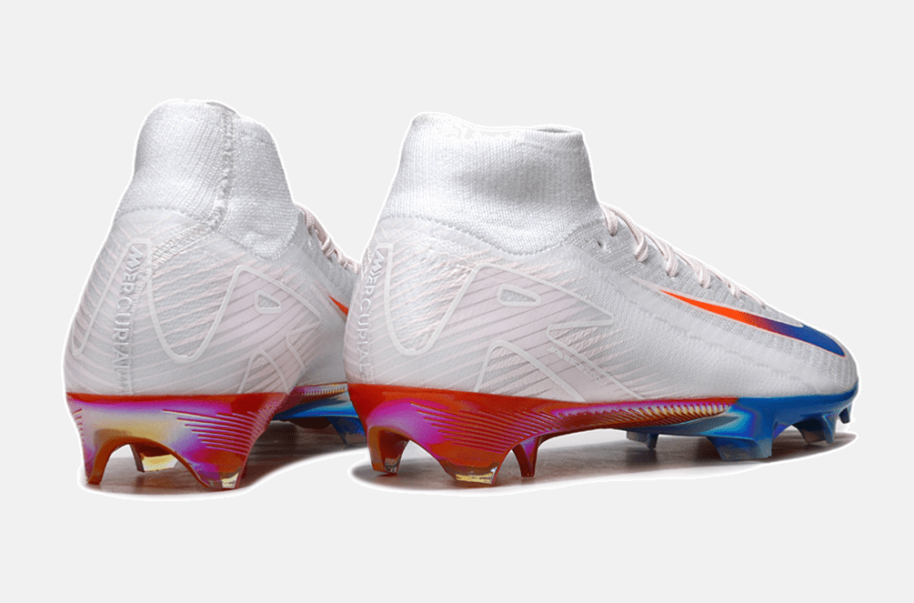 Chuteira Nike Air Zoom Mercurial Superfly 10 Elite FG - Branca, Vermelha e Azul - MAGNUM SPORT*