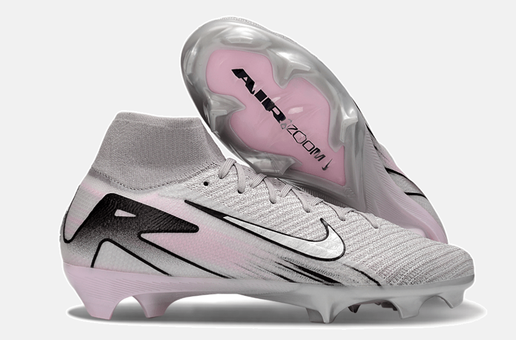 Chuteira Nike Air Zoom Mercurial Superfly 10 Elite FG - Cinza, Prata e Rosa - MAGNUM SPORT*