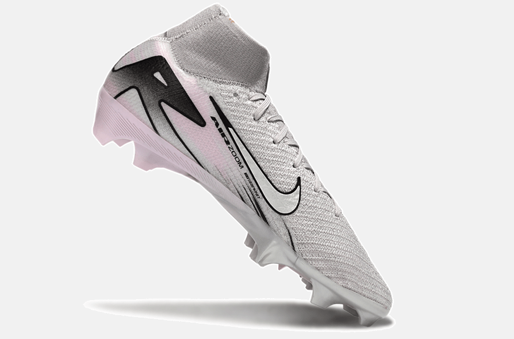 Chuteira Nike Air Zoom Mercurial Superfly 10 Elite FG - Cinza, Prata e Rosa - MAGNUM SPORT*