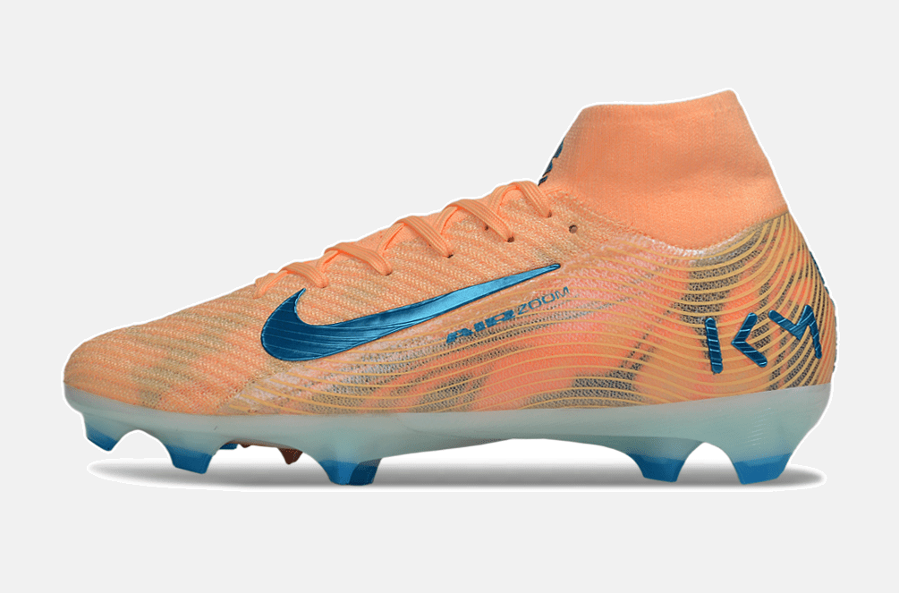 Chuteira Nike Air Zoom Mercurial Superfly 10 Elite FG - Laranja, Azul e Branca - MAGNUM SPORT*