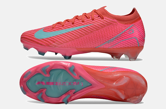 Chuteira Nike Air Zoom Mercurial Vapor 16 Elite FG - Rosa e Azul - Pack Mad Energy