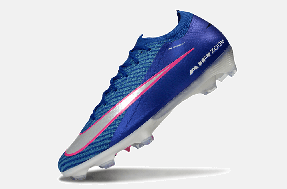 Chuteira Nike Air Zoom Mercurial Vapor 16 Elite FG - Azul, Branca e Rosa - Attack Pack - MAGNUM SPORT*