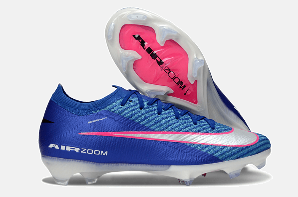 Chuteira Nike Air Zoom Mercurial Vapor 16 Elite FG - Azul, Branca e Rosa - Attack Pack - MAGNUM SPORT*