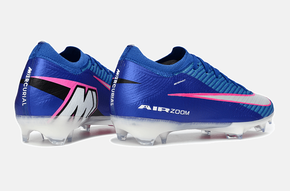 Chuteira Nike Air Zoom Mercurial Vapor 16 Elite FG - Azul, Branca e Rosa - Attack Pack - MAGNUM SPORT*