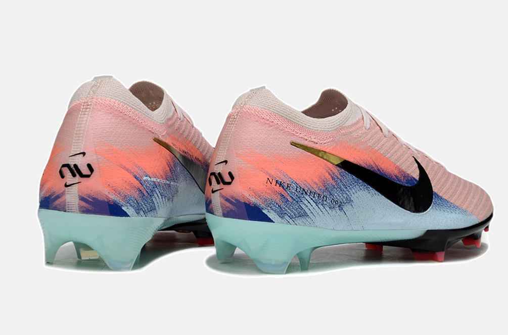 Chuteira Nike Air Zoom Mercurial Vapor 16 Elite FG - Rosa, Azul e Preta
